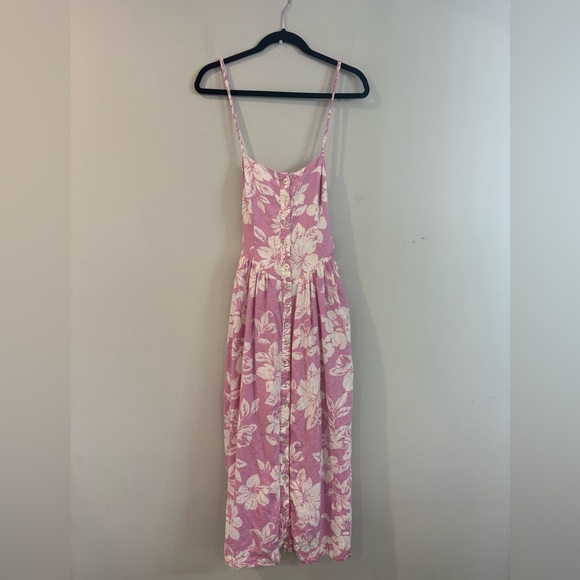 FREE PEOPLE The Perfect Floral Tropical Coastal Hawaiian Sundress Size Small - Picture 4 of 10